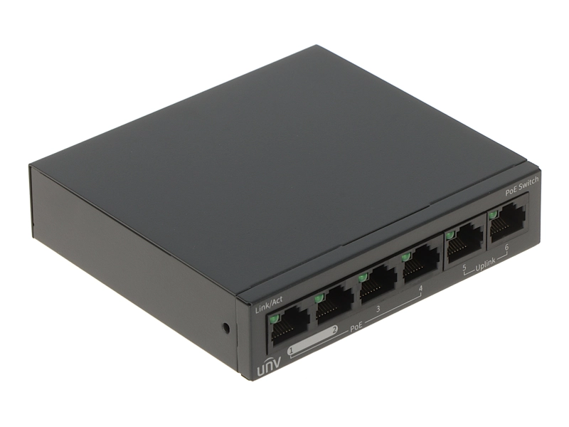 NSW2020-6T-POE-IN 4 portowy switch PoE UNIVIEW
