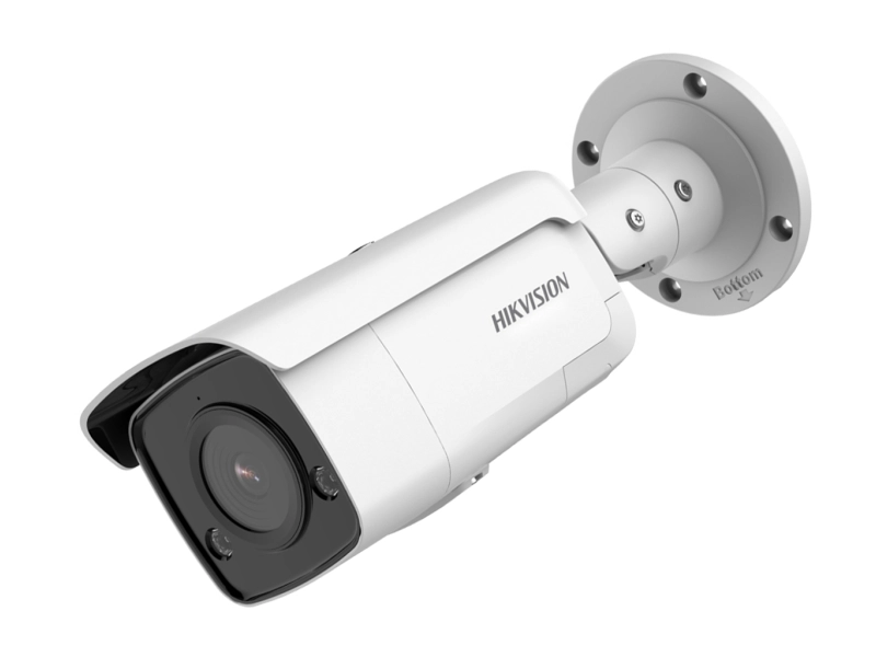 Monitoring premium 8 kamer Hikvision DS-2CD2T86G2-ISU/SL 8MPx Acusense DarkFighter lampa stroboskopowa dwukierunkowe audio