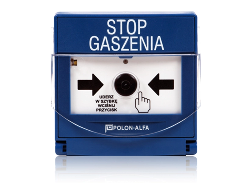 PW-61 Przycisk wstrzymania (niebieski) POLON