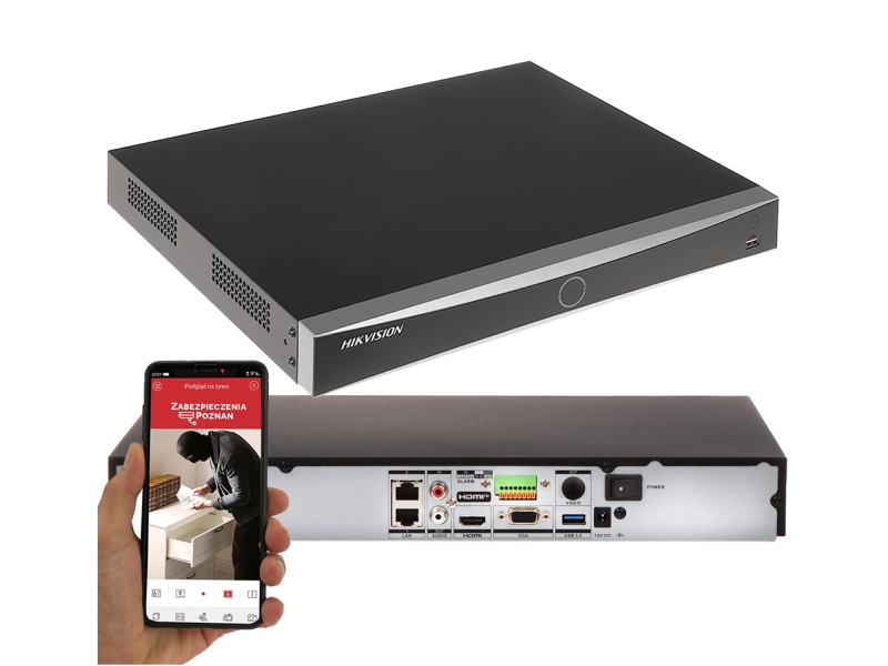 Rejestrator IP Hikvision DS-7608NXI-I2/VPRO na 8 kamer Acusense AcuSeek