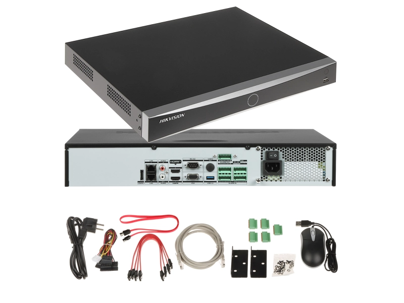 Rejestrator IP Hikvision DS-7616NXI-I4/VPRO na 16 kamer +eSATA Acusense AcuSeek