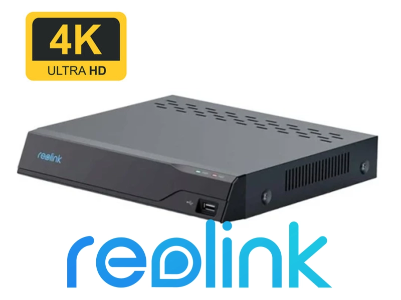 Rejestrator POE Reolink NVS8 Dysk 2TB na 8 kamer IP do 12 Mpx