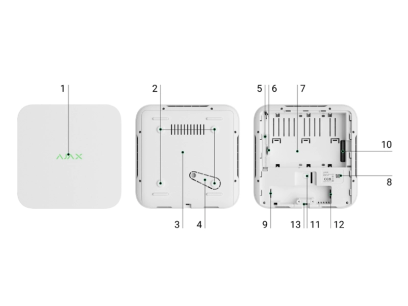 Rejestrator sieciowy IP AJAX NVR (16-ch) na 16 kamer