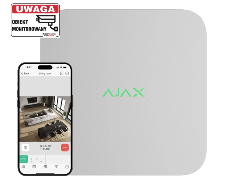 Rejestrator sieciowy IP AJAX NVR (16-ch) na 16 kamer