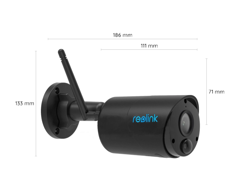 Kamera bezprzewodowa Reolink Argus ECO-V2 3Mpx z wbudowanym Akumulatorem Mikrofon MicroSD