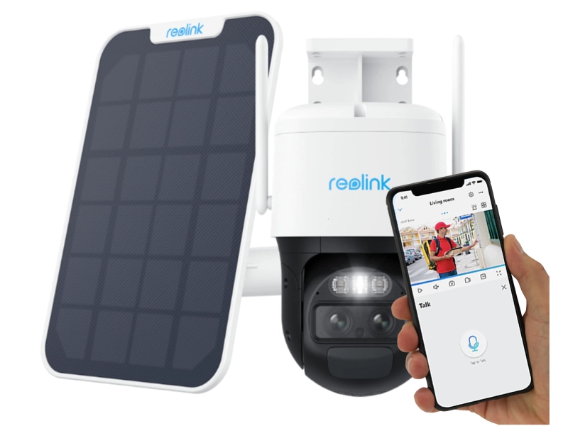 Kamera obrotowa LTE 4G na kartę SIM Reolink Trackmix G770 8Mpx Zoom Analityka Śledzenie AKUMULATOROWA + Panel Solarny 2