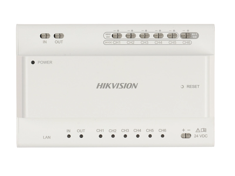 Switch dla 2-przewodowych DS-KAD706Y do systemów wideodomofonów Hikvision
