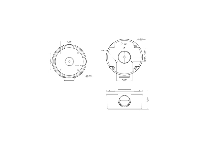 Puszka do kamery UNV TR-JB05-B-IN
