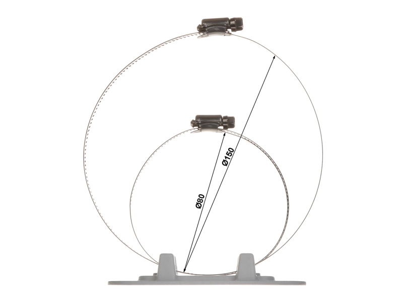 Uchwyt na słup do kamer IP Dahua PFA152-E