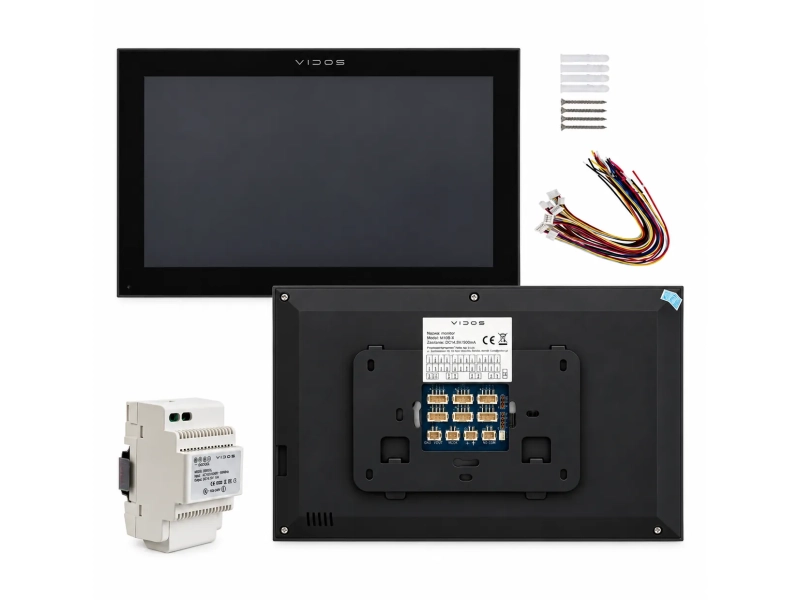 Wideodomofon WIFI Vidos X M14B-X + S11-1 FullHD Duży monitor Android Podczerwień RFID MicroSD