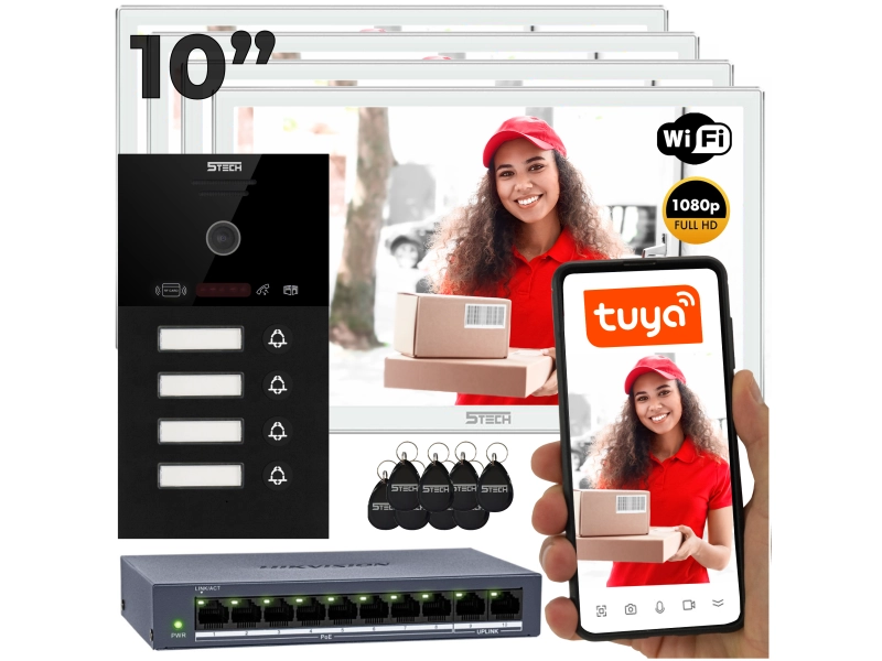 Wideodomofon zestaw 5TECH WIFI 7
