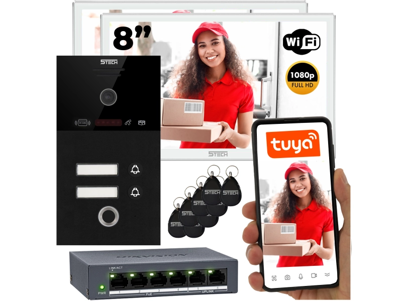 Wideodomofon zestaw 5TECH WIFI 7