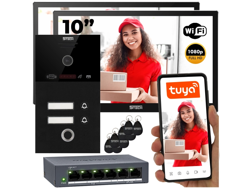 Wideodomofon zestaw 5TECH WIFI 7