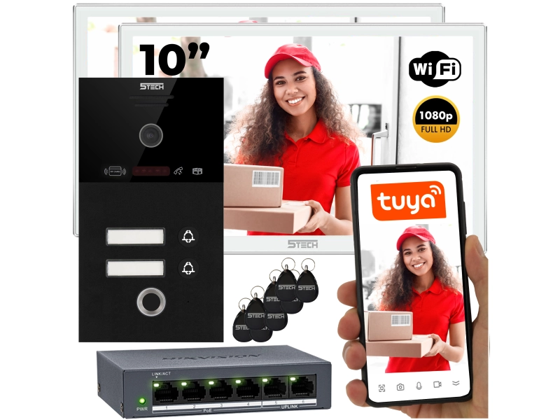 Wideodomofon zestaw 5TECH WIFI 7