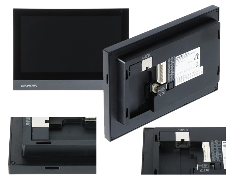 Wideodomofon Hikvision zestaw IP DS-KIS613-S Kamera 2K 4Mpx WiFi Czytnik Breloków Mifare