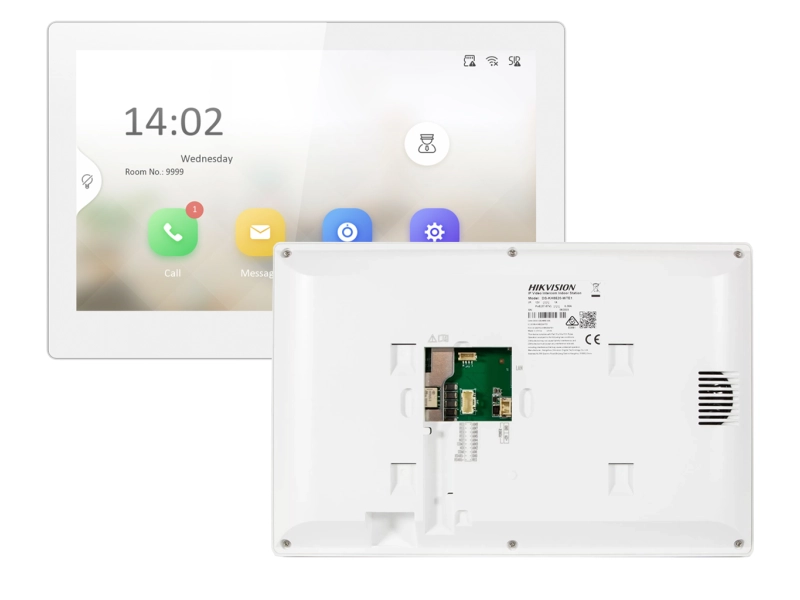 Wideodomofon IP HiLook by Hikvision zestaw IP-VIS-PRO-K-W Kamera 2K 4Mpx WiFi Szyfrator Czytnik Breloków Mifare