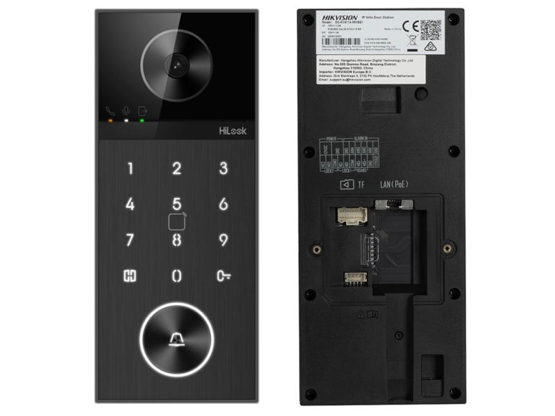 Wideodomofon IP HiLook by Hikvision zestaw IP-VIS-PRO-K Kamera 2K 4Mpx WiFi Szyfrator Czytnik Breloków Mifare