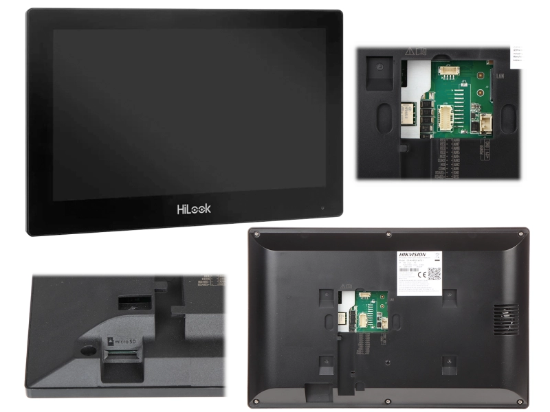 Wideodomofon IP HiLook by Hikvision zestaw IP-VIS-PRO-K Kamera 2K 4Mpx WiFi Szyfrator Czytnik Breloków Mifare