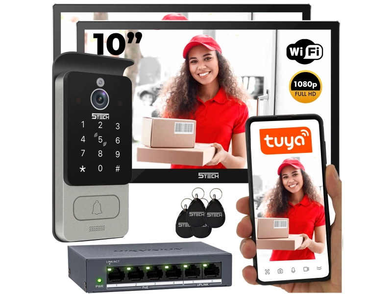 Wideodomofon zestaw 5TECH WIFI 7