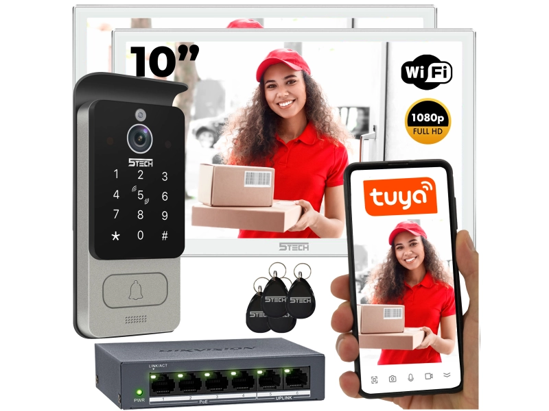 Wideodomofon zestaw 5TECH WIFI 7