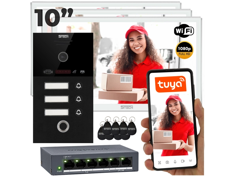Wideodomofon zestaw 5TECH WIFI 7