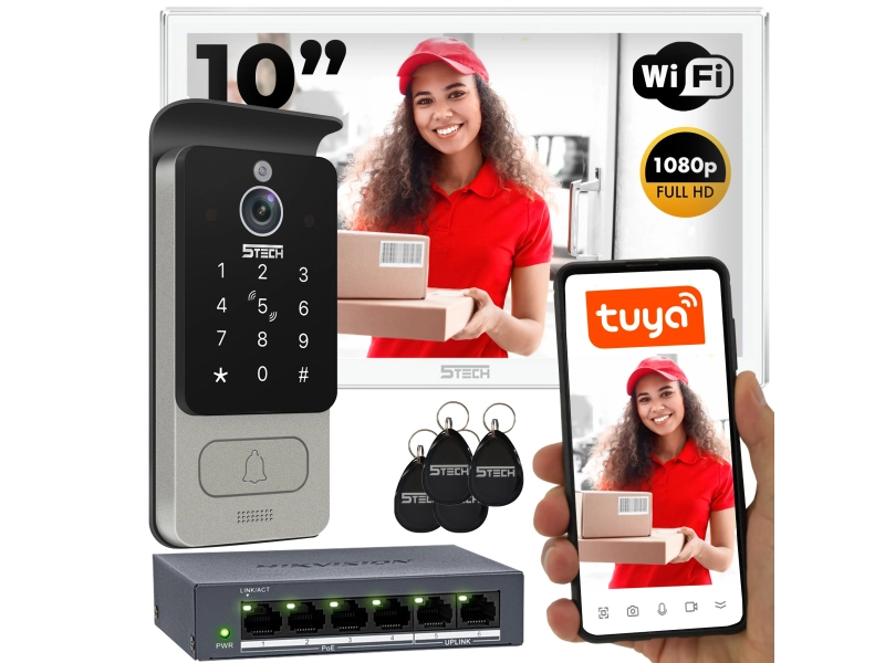 Wideodomofon zestaw 5TECH WIFI 7