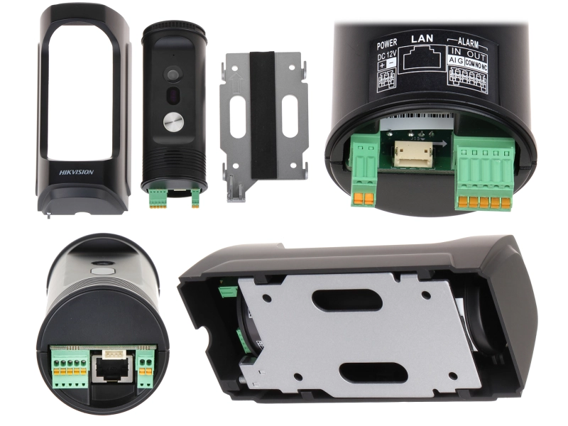 Wideodomofon Hikvision zestaw IP DS-KH8350-WTE1 + DS-KB8113-IME1(B) Kamera 2Mpx z regulowanym kątem widzenia