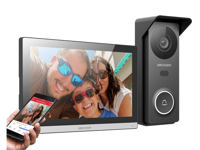 Zestaw wideodomofonowy DS-KIS313-P Hikvision - 4 żyłowy