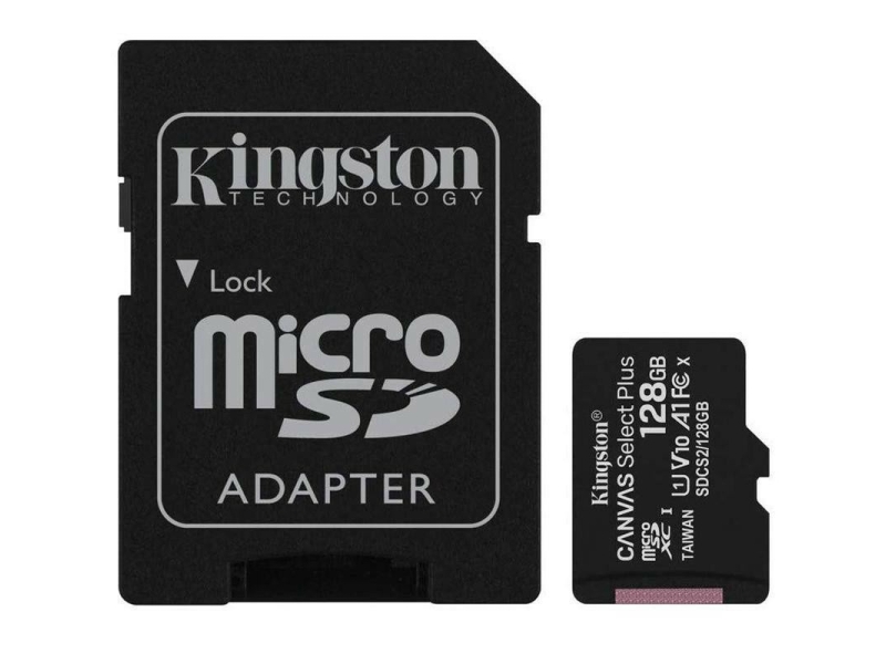 Karta pamięci microSD 128GB Kingstone Canvas Select Plus 100MB/s