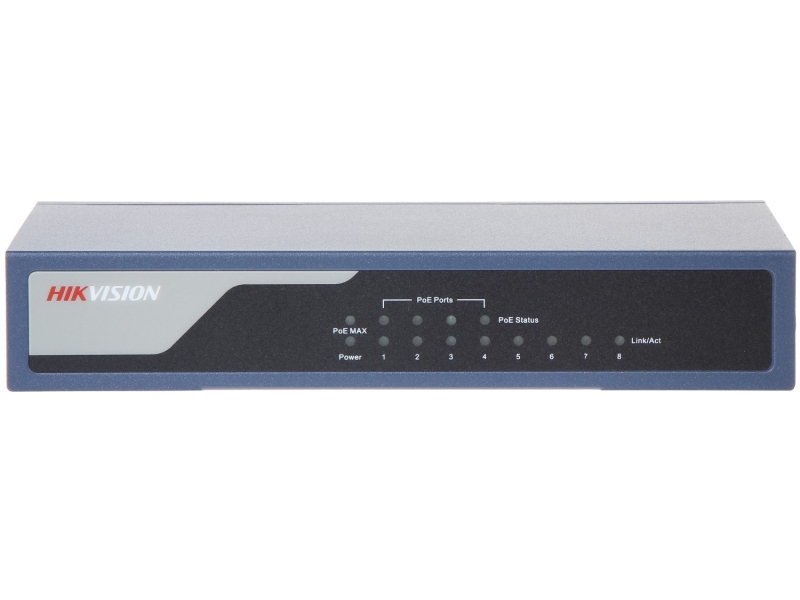 Switch PoE DS-3E0108P-E 8-PORTOWY Hikvision