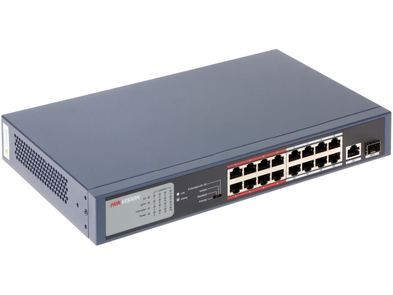 Switch PoE DS-3E0318P-E/M + SFP 18-PORTOWY Hikvision