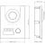 Stacja bramowa wideodomofonu VTO2202F-P Dahua - OUTLET