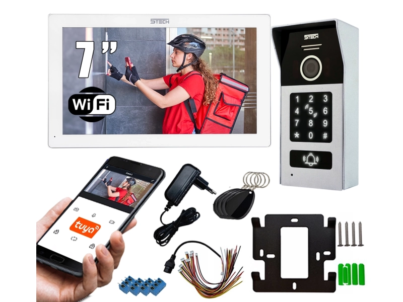 Wideodomofon zestaw 5TECH WIFI 7